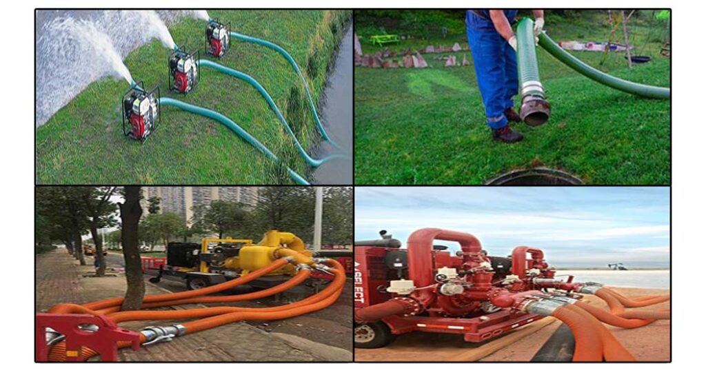 pvc suction hose application