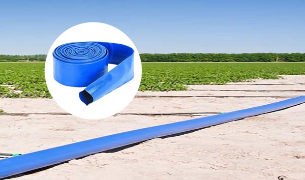 Goldsione Agriculture PVC LayFlat Hose in Efficient Water Drainage
