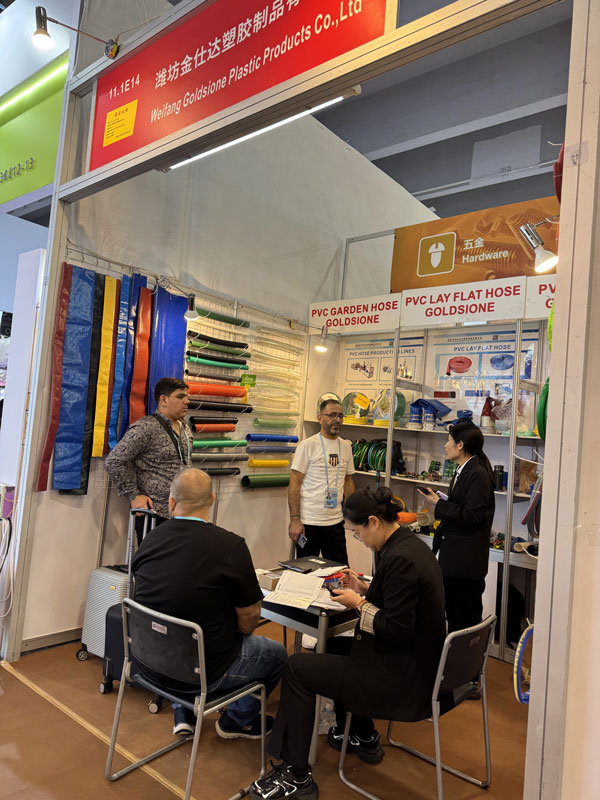 Goldsione PVC Hose Shines at the 136th Canton Fair